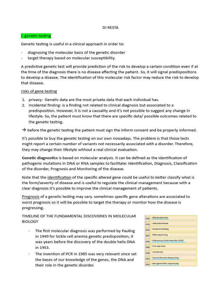 Clinica Medica Pdf Dna Sequencing Polymerase Chain Reaction