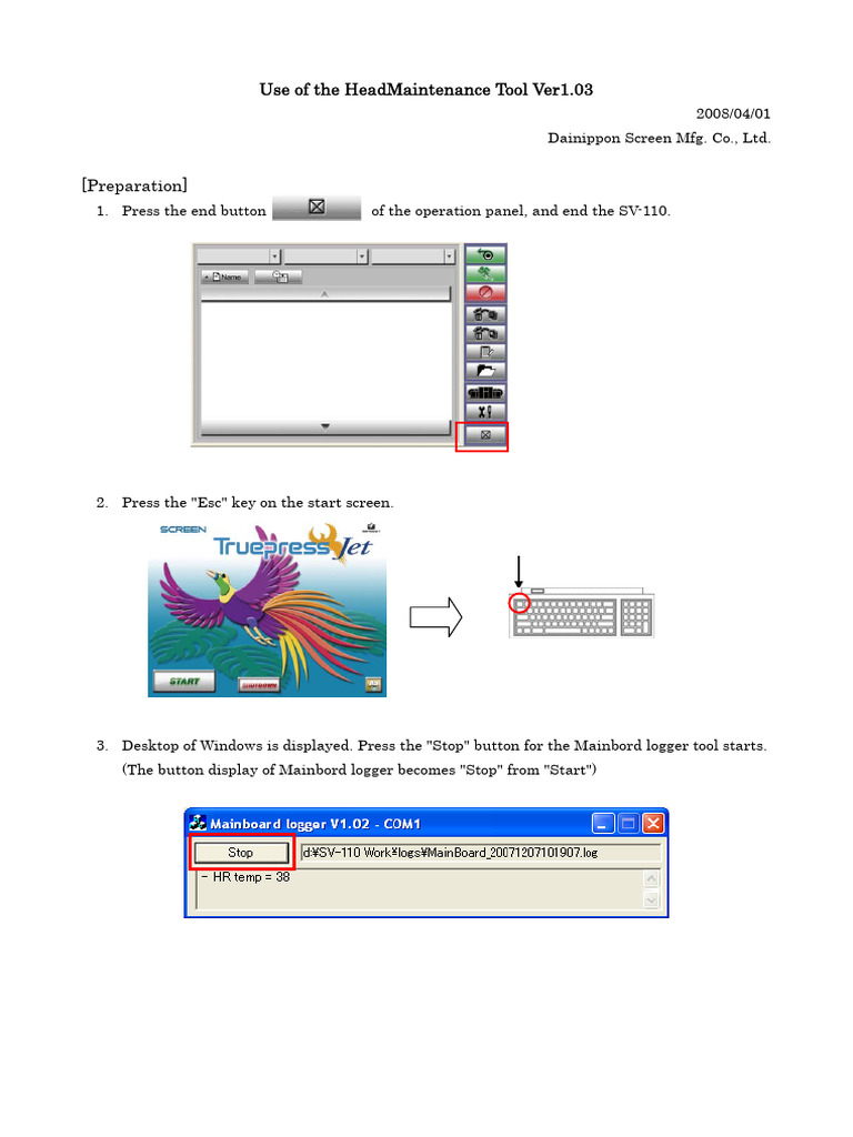 HeadMaintenance Tool Guide V1.03 | PDF | Computers | Technology ...