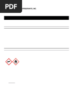 LEL and UEL Gas Safety Reference Chart | PDF | Ethanol | Acetic Acid