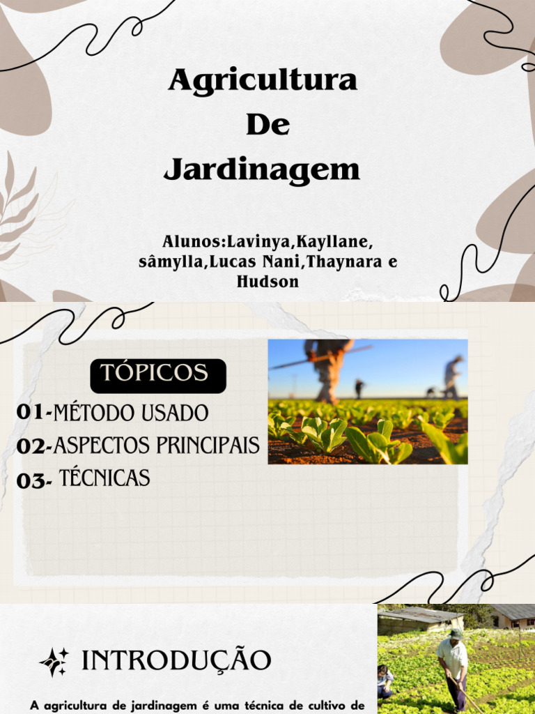 Trabalho Agricultura de Jardinagem - 20241022 - 203753 - 0000 | PDF