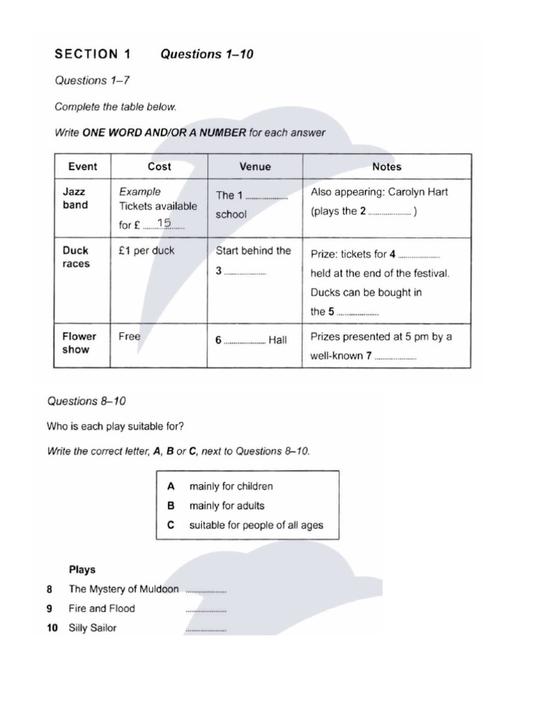Listening Task | PDF