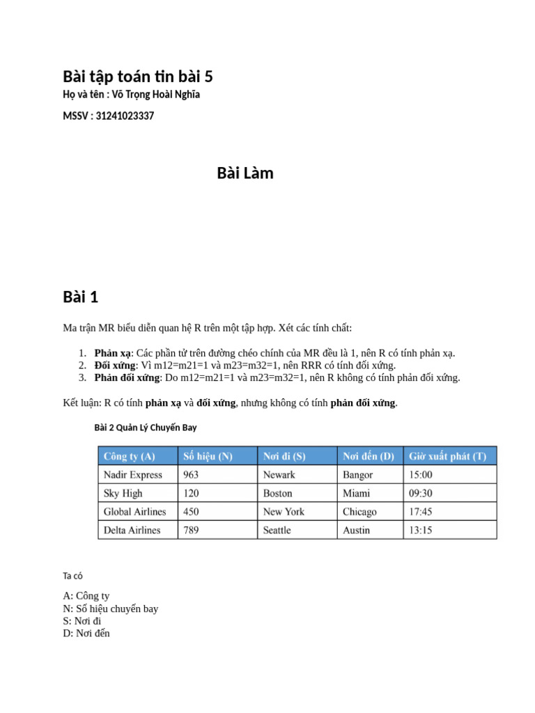 BTVN | PDF