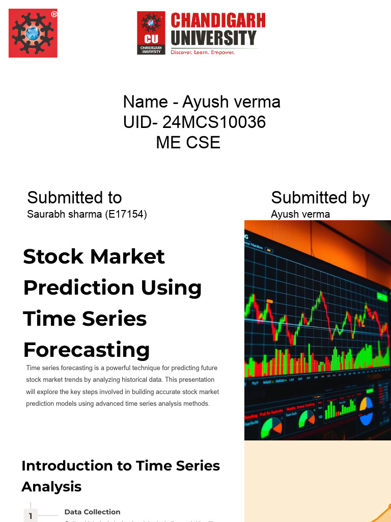 Stock Market Prediction with Time Series | PDF | Autoregressive ...