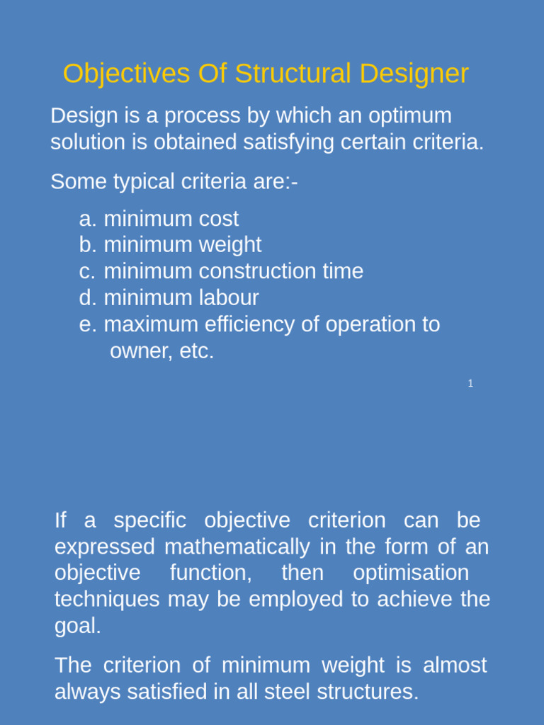 Key Objectives of Structural Design | PDF | Structural Load ...