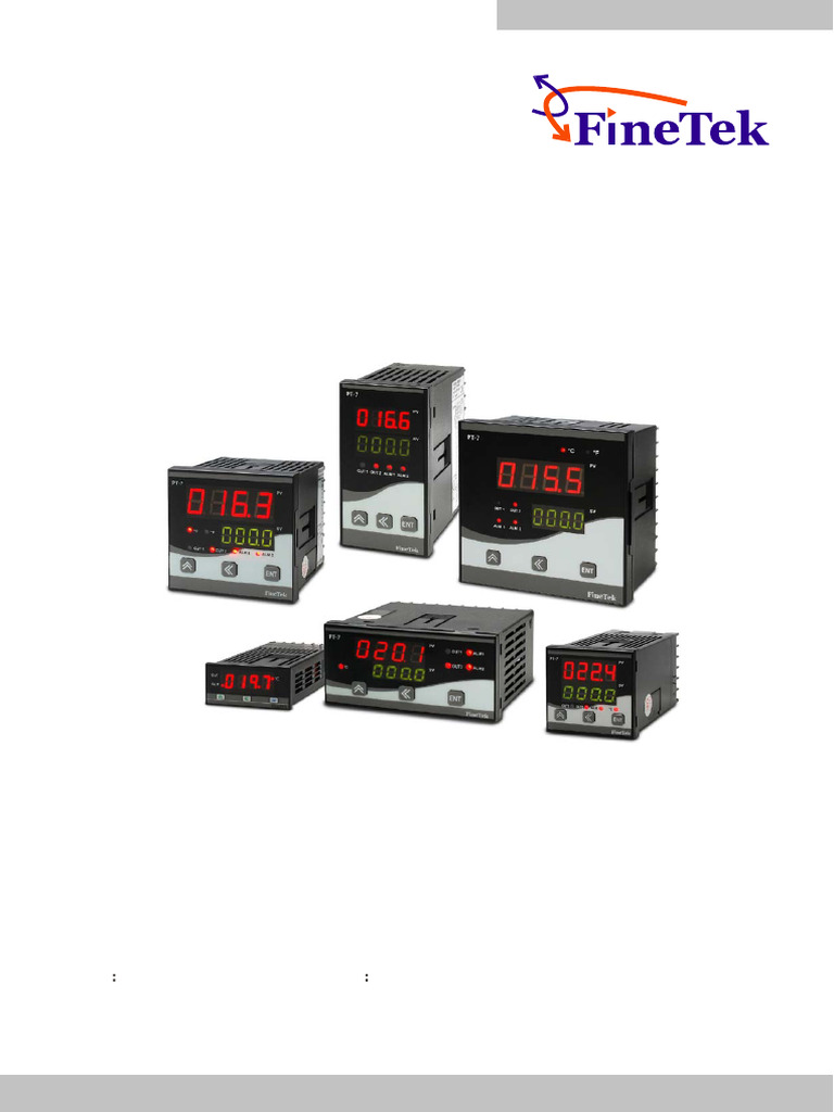 PT-76 Series Temperature Controller Guide | PDF | Electrical ...