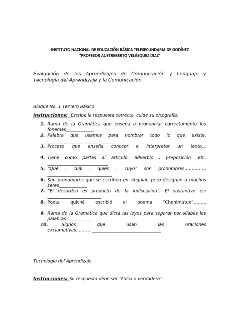 Comunicacion y Lenguaje | PDF | Artes del Lenguaje y Comunicación ...