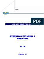 Agenda Institucional - Janeiro 2012 - Atualização SITE