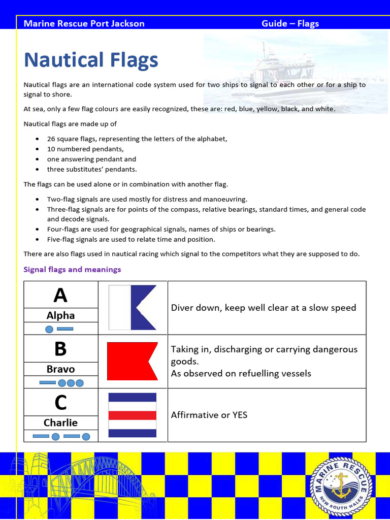 nautical-flags | PDF | Flag | Water Transport