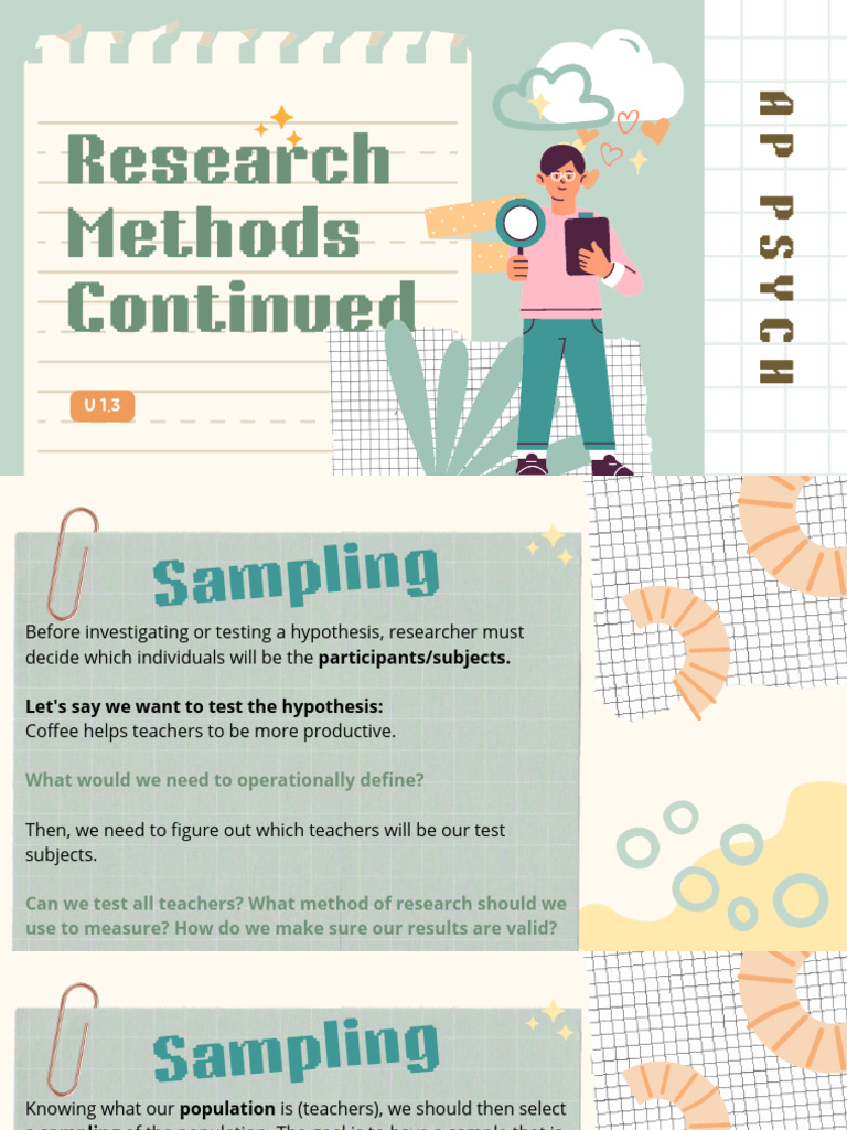 U 1.3 and 1.4 Experimental Method, Defining Experiments | PDF ...