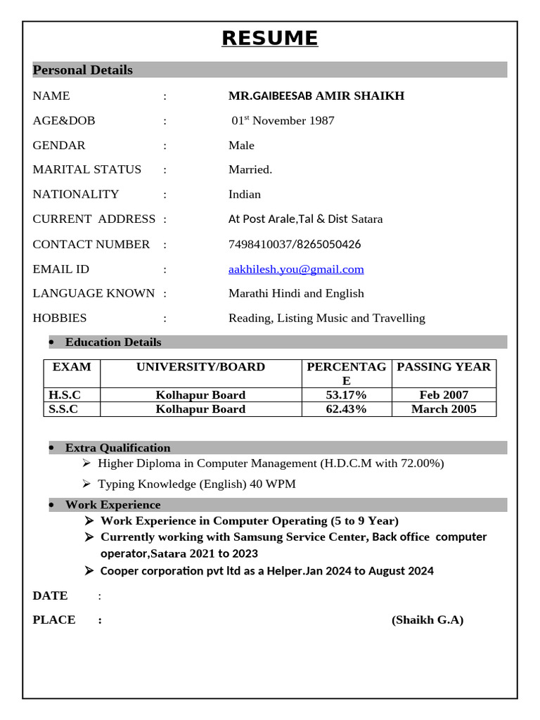 Resume 2024 PDF