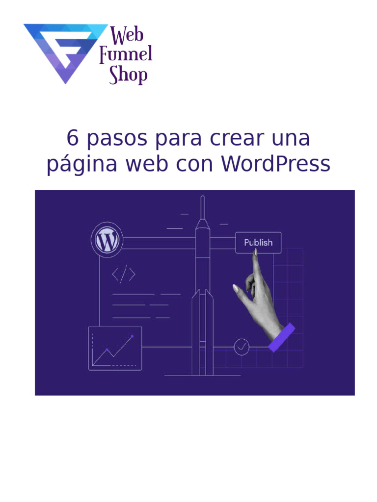 6 Pasos para Crear Una Página Web Con WordPress | PDF | Word Press ...