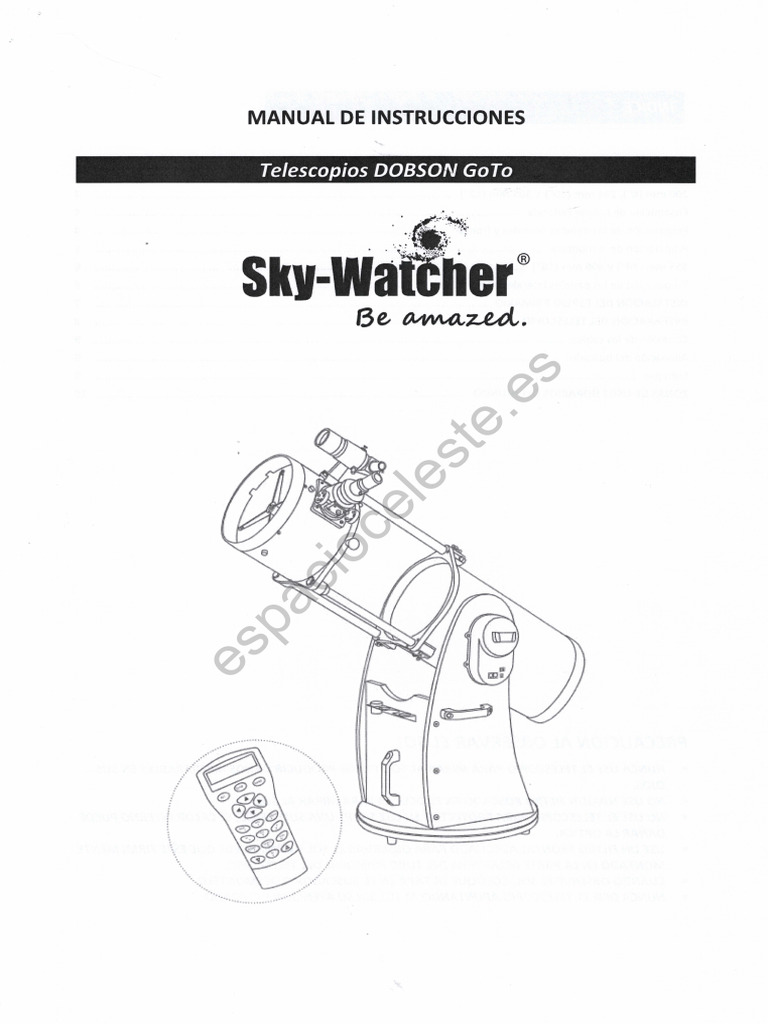 Staffa Per Telescopio Dobson Con Controller Manuale E Attacco - PLA, Glow In The Dark - Foto 2