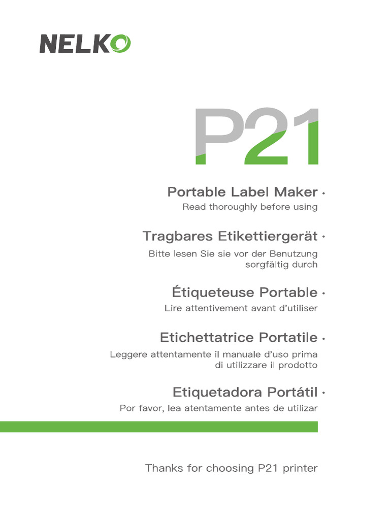Nelko Labels Manual | PDF