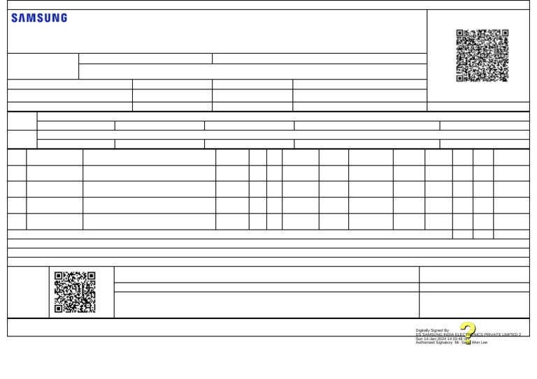 Samsung Tax Invoice for Tablet Purchase | PDF | Payments | Taxes
