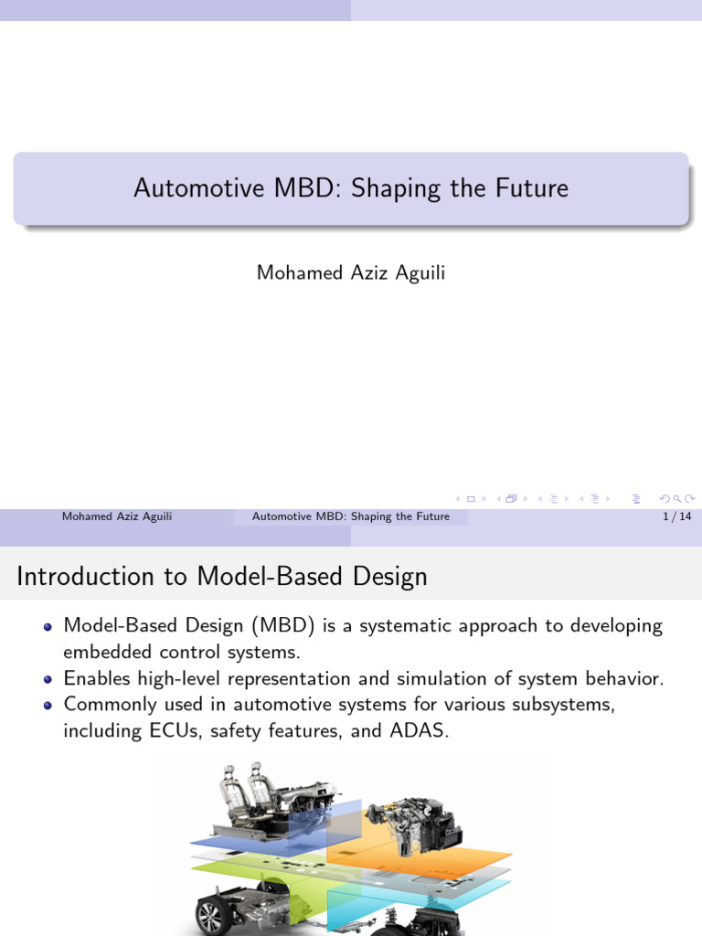 Automotive MBD: Future Innovations | PDF | Simulation | System