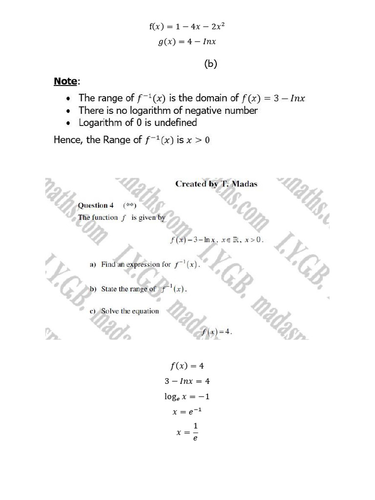 Trigonometric Functions and Ranges | PDF