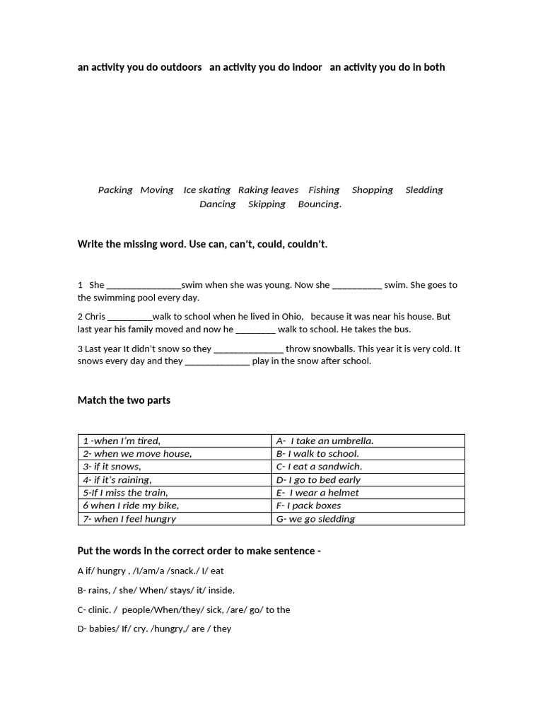 Test Unit 3 And 4 Pdf Foreign Language Studies Wellness