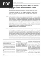 AVALIAÇÃO E SEGUIMENTO DE PACIENTES ADULTOS COM SÍNDROME DO INTESTINO CURTO PELO EXAME CONTRASTADO DE TRÂNSITO INTESTINAL