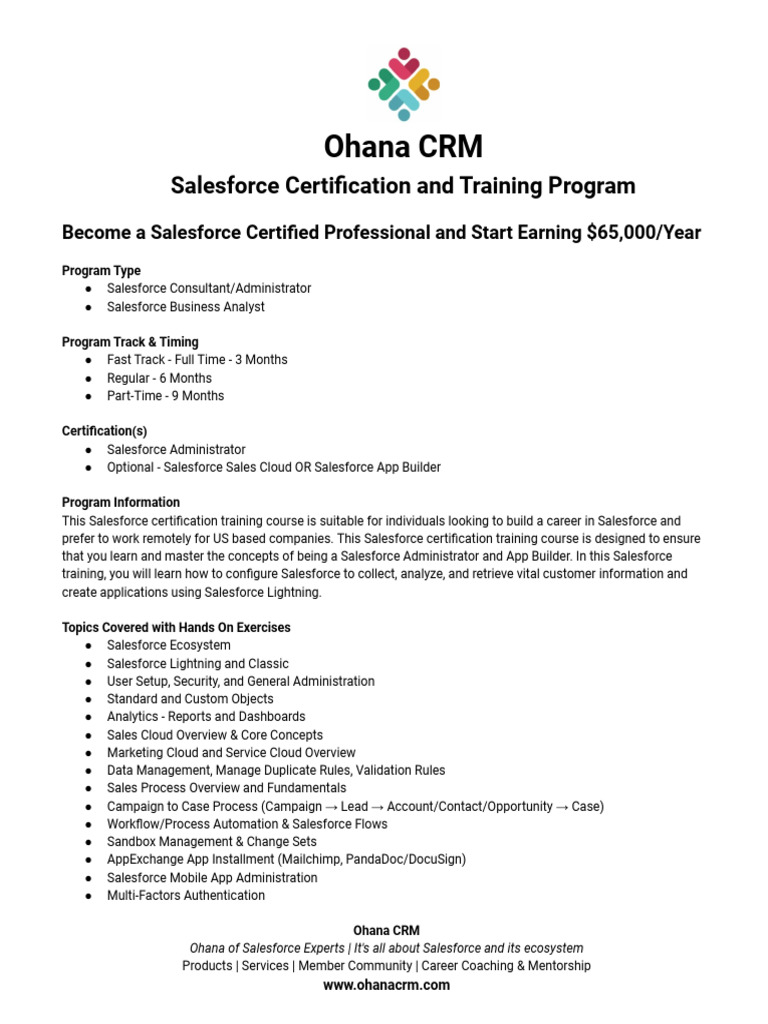 Salesforce Training Free Online