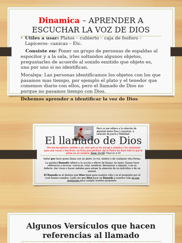 Escuchar el Llamado de Dios | PDF | Dios | Amor