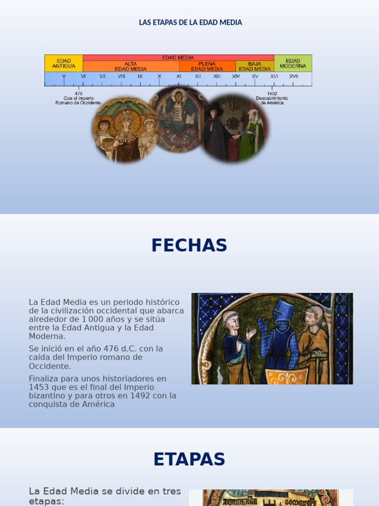 El Inicio de La Edad Media Alumnos | PDF | Edades medias | Europa