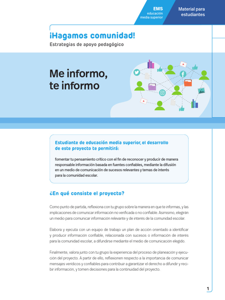 Me Informo, Te Informo | PDF | Comunicación | Internet