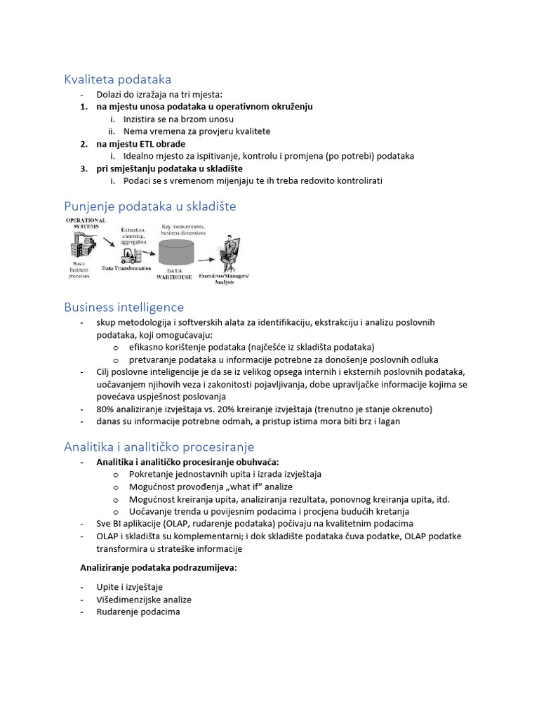 Kvaliteta Podataka | PDF