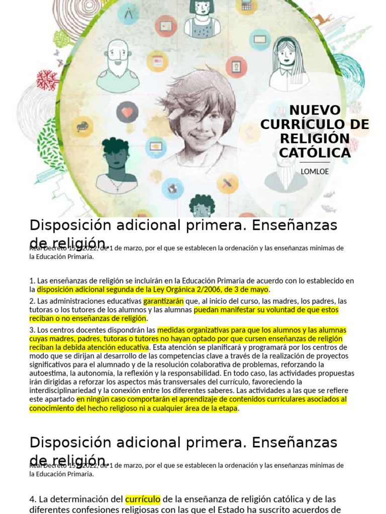 Currículo Lomloe | PDF | Plan de estudios | Aprendizaje