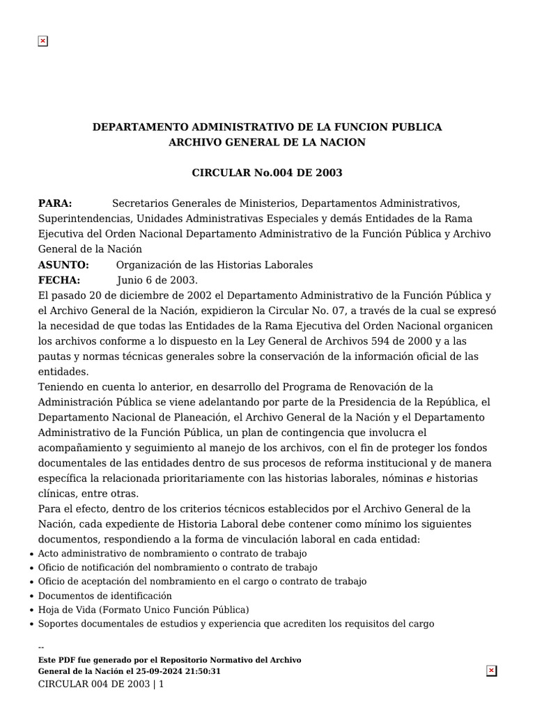 Archivo General de La Nación | PDF | Gobierno
