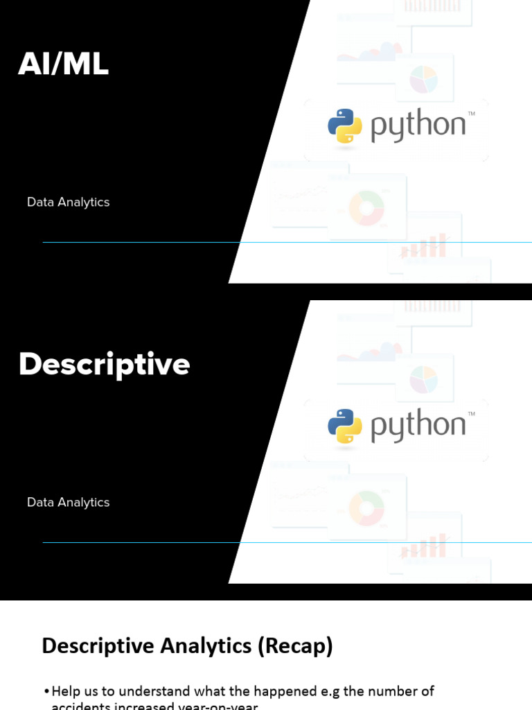 08.11 Week 5, Class 2 - Descriptive Analytics and Data Wrangling With ...