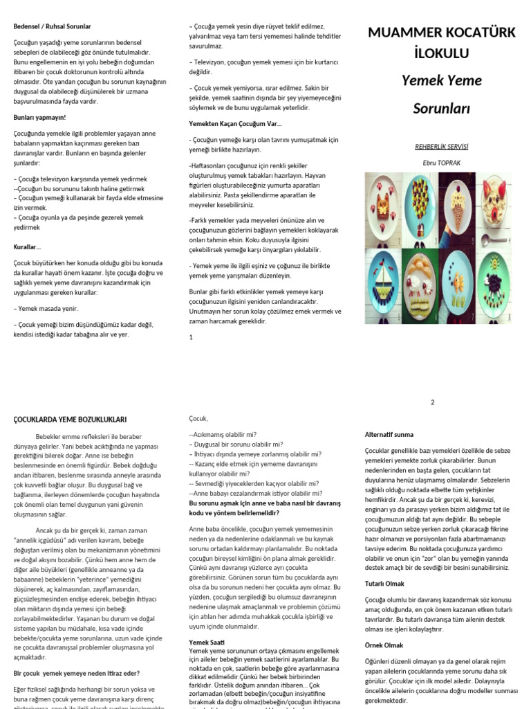 Yeme Bozukluğu | PDF