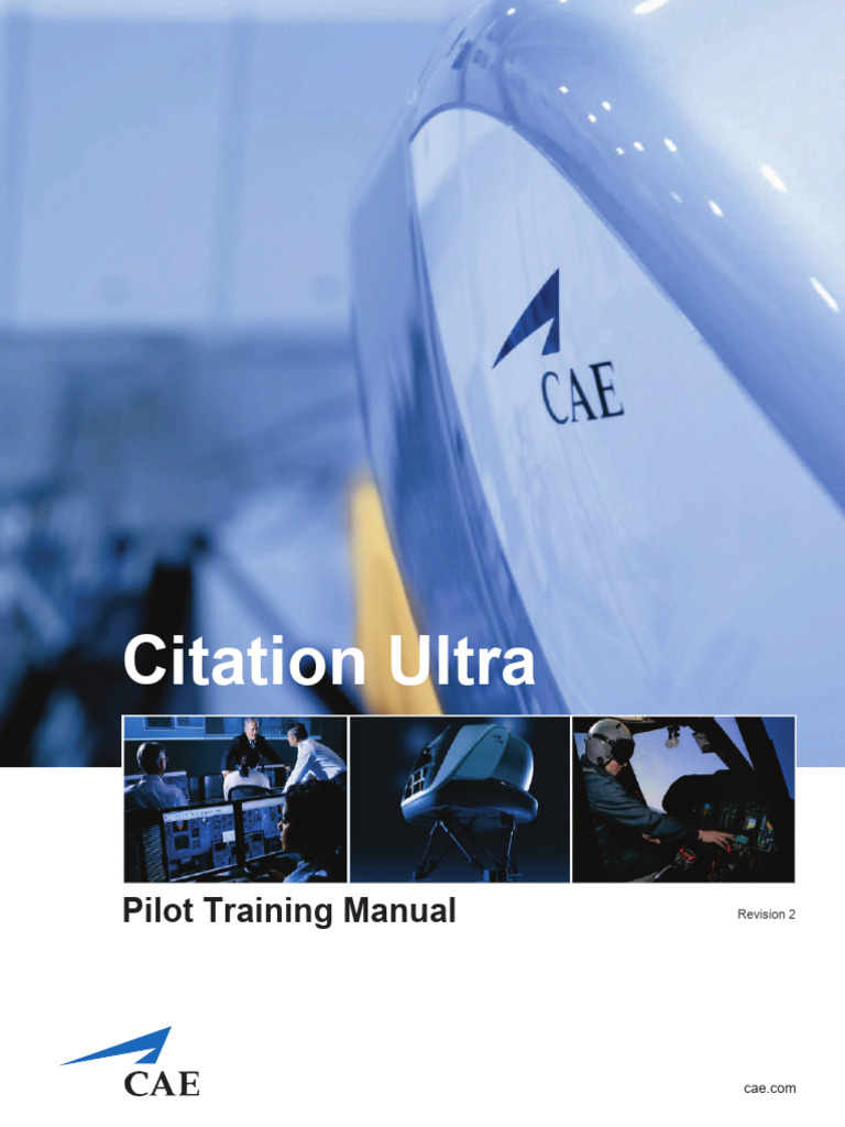 CAE Pilot Training Manual - C560 Ultra | PDF | Ice | Jet Fuel