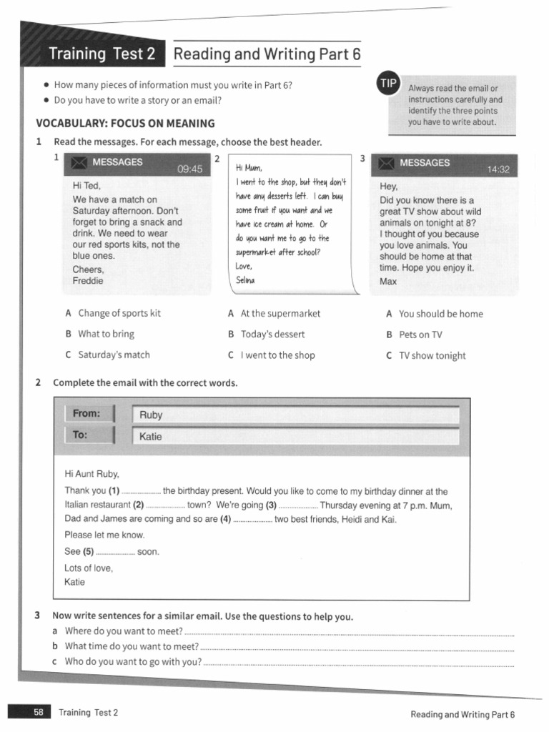 Ket Trainer 2020 6-7 | PDF