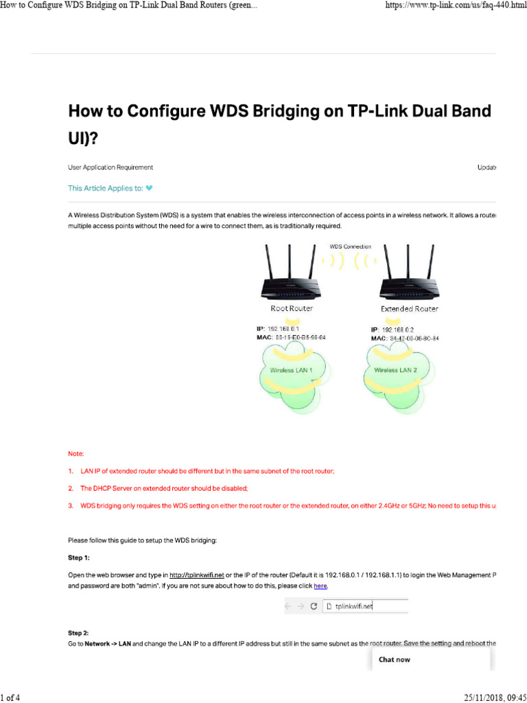 [OpenWrt Wiki] Wi-Fi Extender/Repeater with WDS