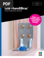 GIB EzyBrace® BL1-H Specification Guide | PDF | Screw | Drywall