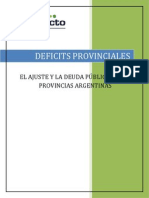 Informe Déficit Provinciales