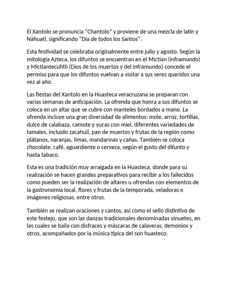 El Xantolo Se Pronuncia | PDF | Ciencias sociales | Religión y