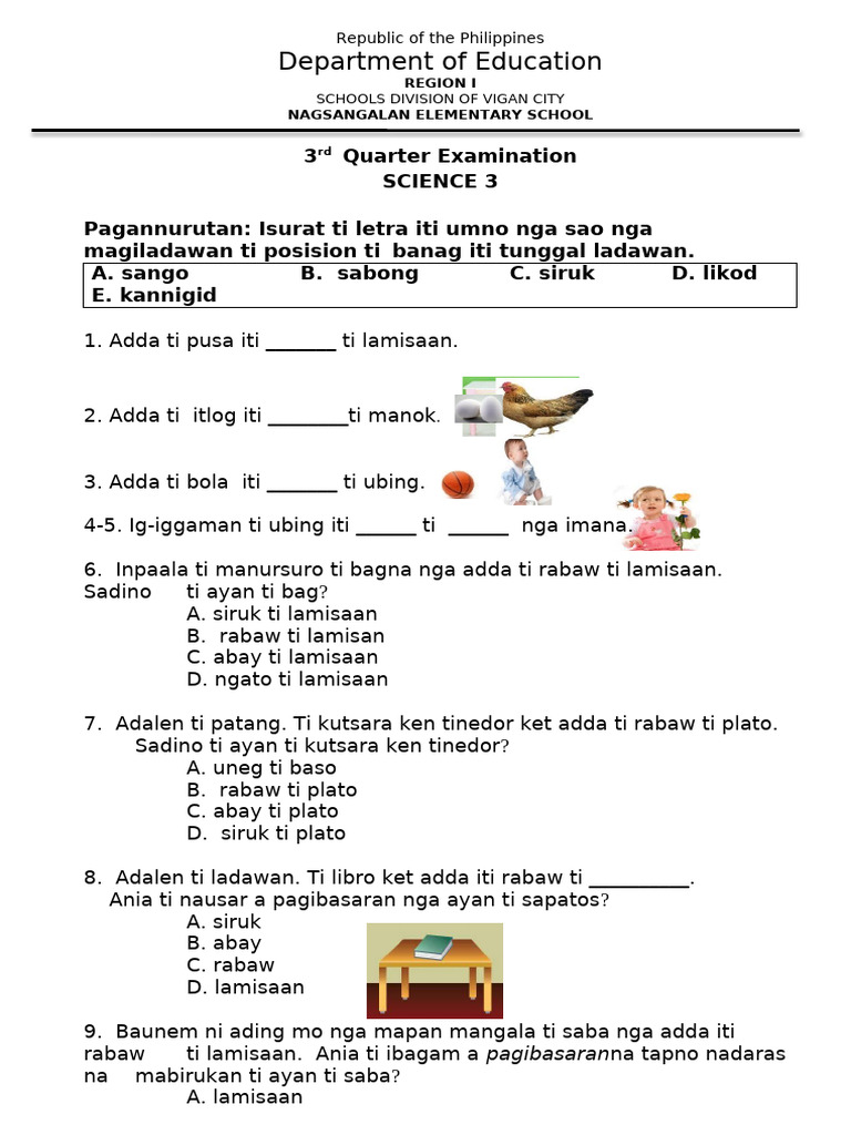 Science 3rd Pt 2024 3 Pdf