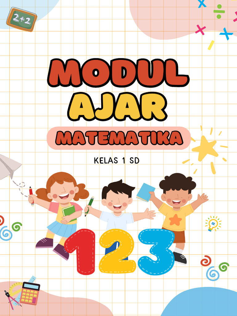 Modul Ajar Matematika Kelas 1 SD | PDF | Seni & Disiplin Bahasa