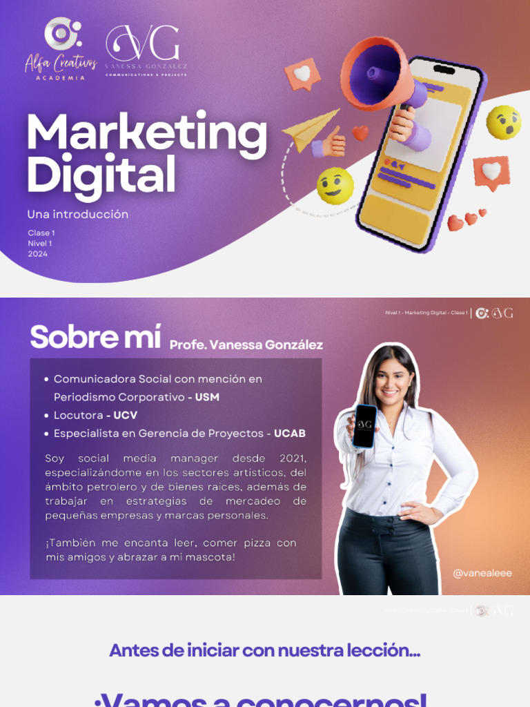 Introducción al Marketing Digital 2024 | PDF | Publicidad digital ...