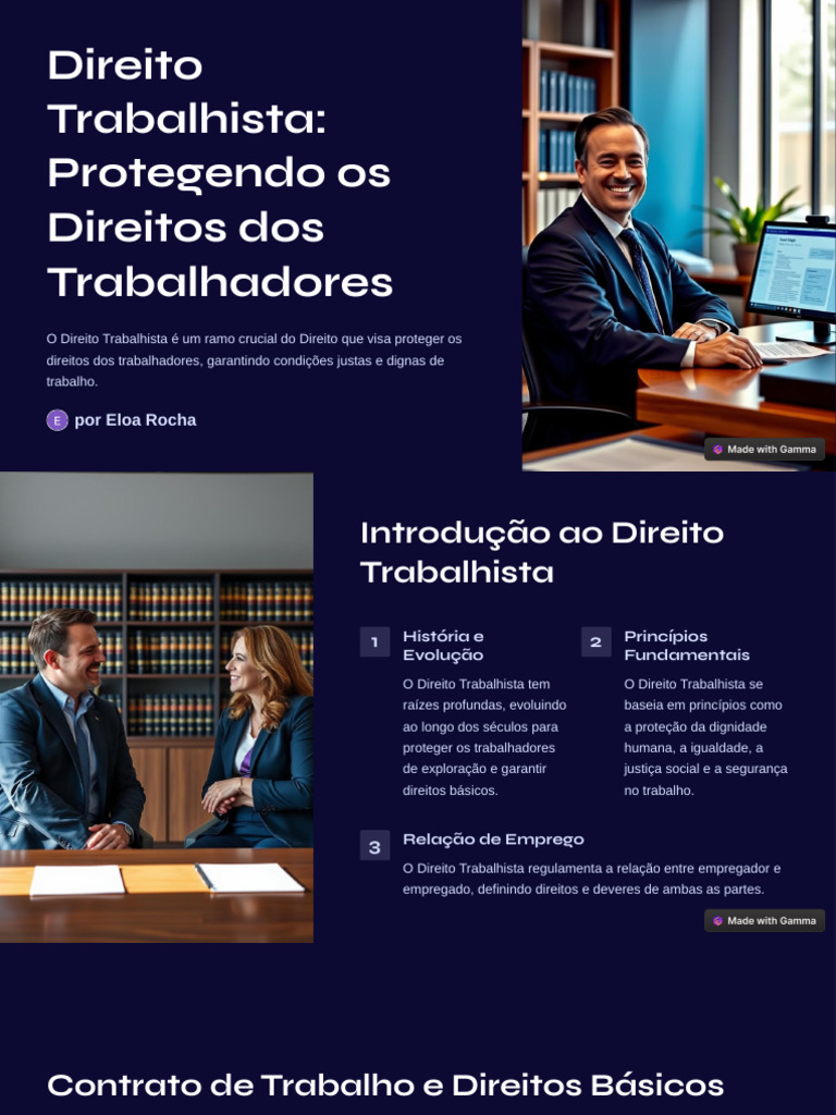 Direito Trabalhista Protegendo Os Direitos Dos Trabalhadores | PDF ...