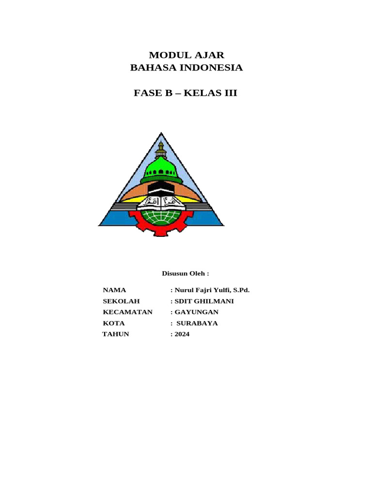 Modul Ajar Bahasa Indonesia Pertemuan 3 | PDF | Karier & Perkembangan ...