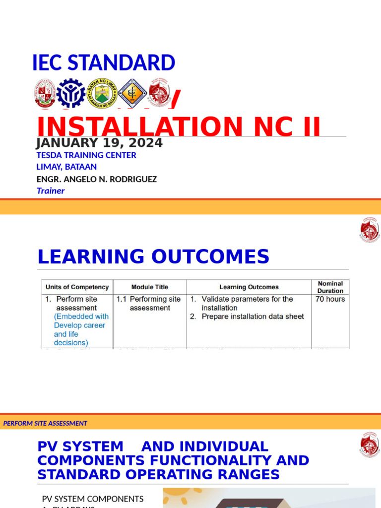 Solar PV Installation Training Guide | PDF | Photovoltaic System ...