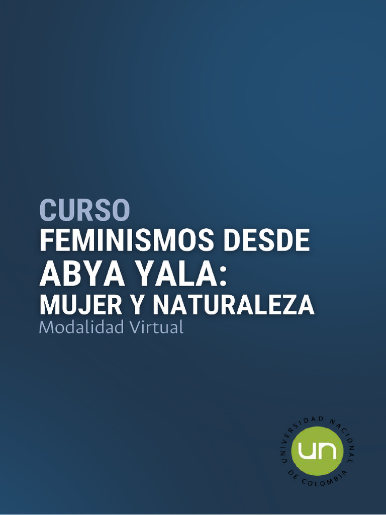 Feminismos y Naturaleza en Abya Yala | PDF | Estudios de género ...