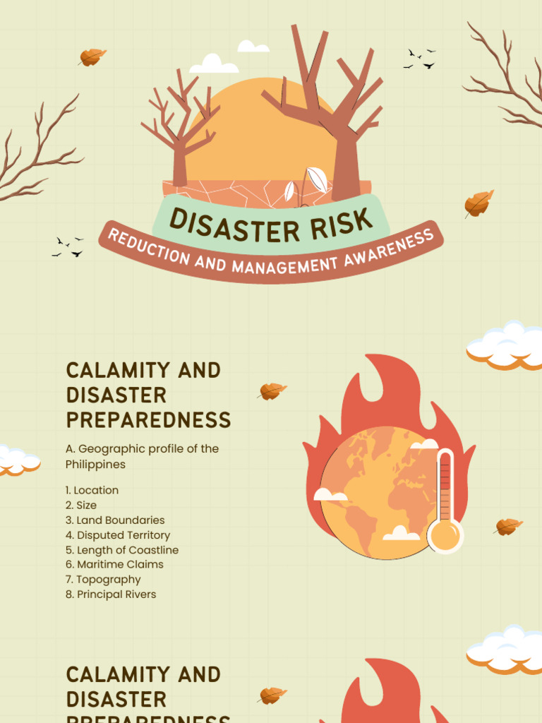 DISASTER RISK REDUCTION AND MANAGEMENT AWARENESS - GROUP 2 (PRESENT ...