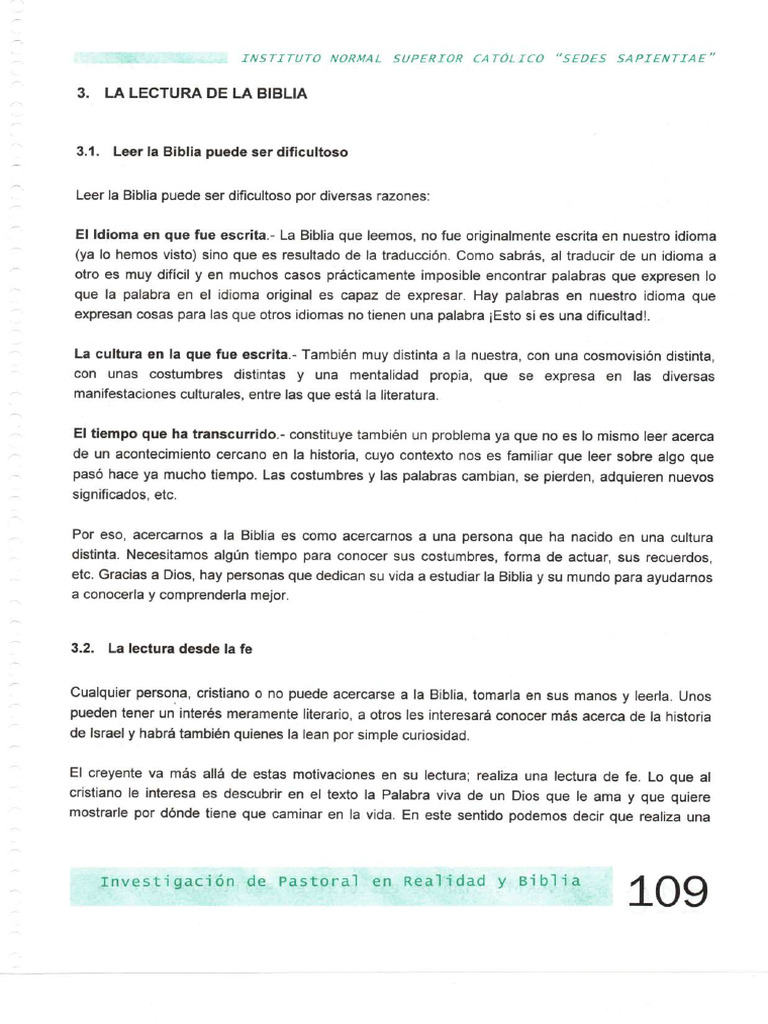 Estudio de La Biblia | PDF