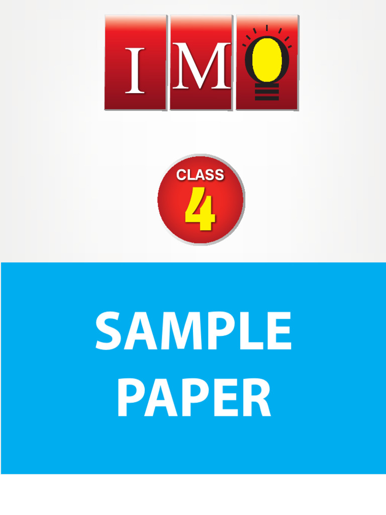 Class 4 Imo 4 Years Sample Paper - pdf1 | PDF | Teaching Mathematics ...