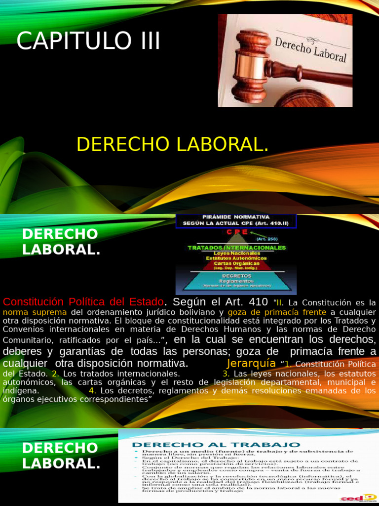 Derechos y Obligaciones en Derecho Laboral | PDF | Derecho laboral ...