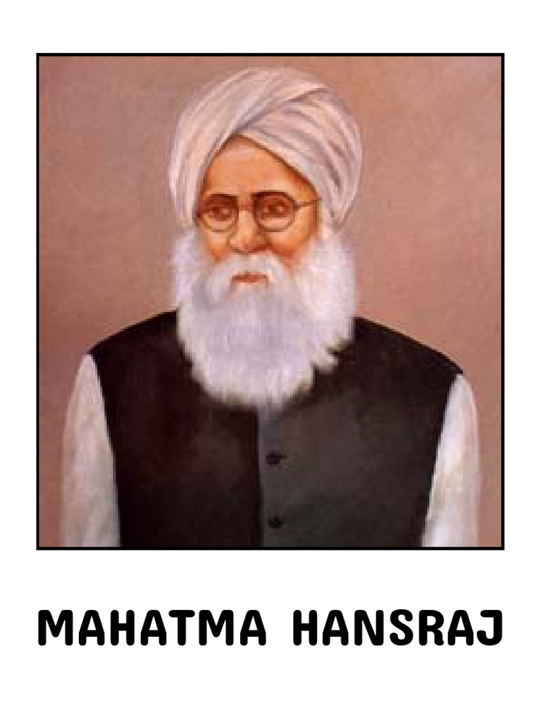 Mahatma Hansraj | PDF