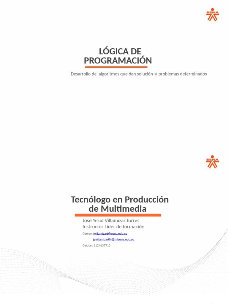 Lógica de Programación y Algoritmos | PDF | Algoritmos | Lenguaje de ...